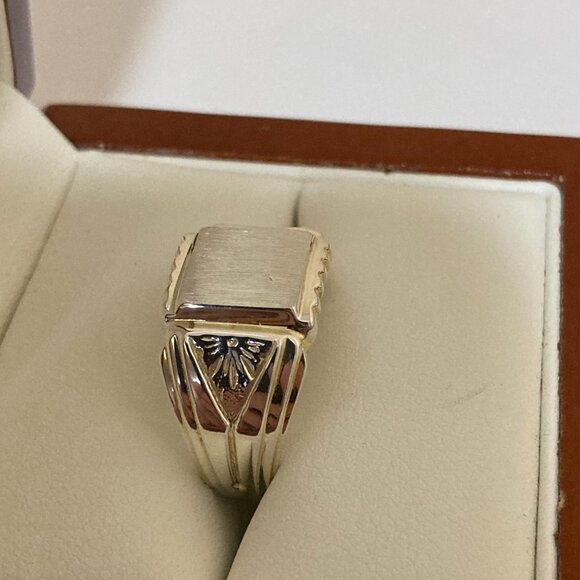 IB Goodman Sterling Silver 925 Signet Ring Size 10 - Picture 4 of 8